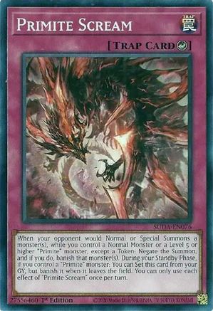 Primite Scream (SUDA-EN076) - Supreme Darkness 1st Edition