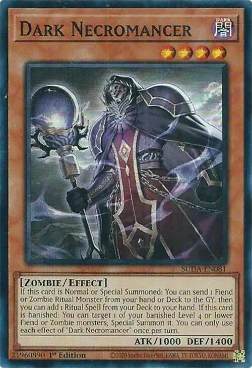 Dark Necromancer / Super Rare / SUDA / 1st Edition