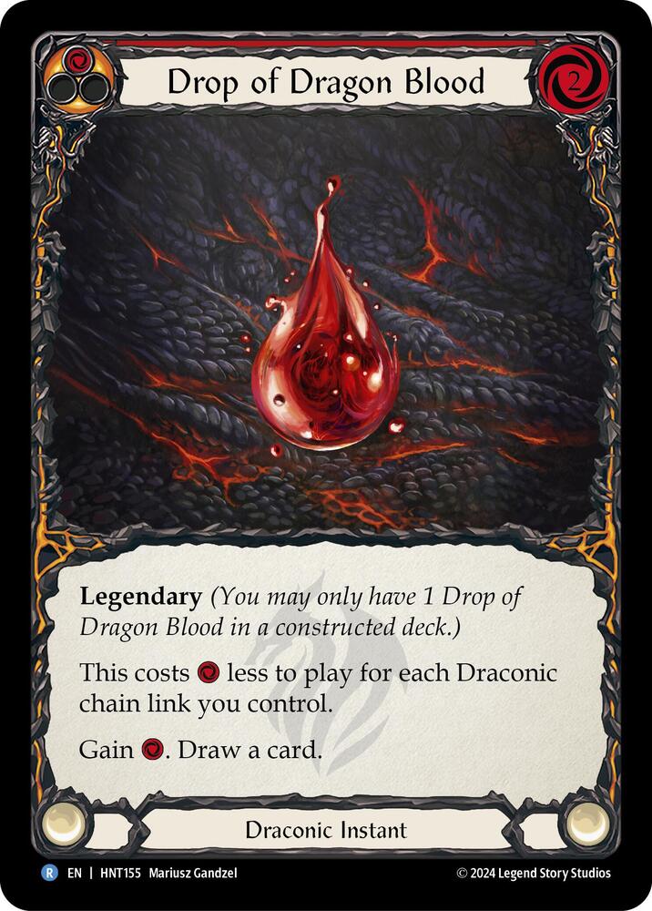 Drop of Dragon Blood (Red) / Rare / HNT