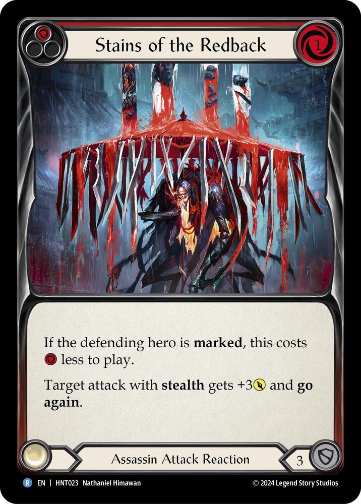 Stains of the Redback (Red) / Rare / HNT (FOIL)