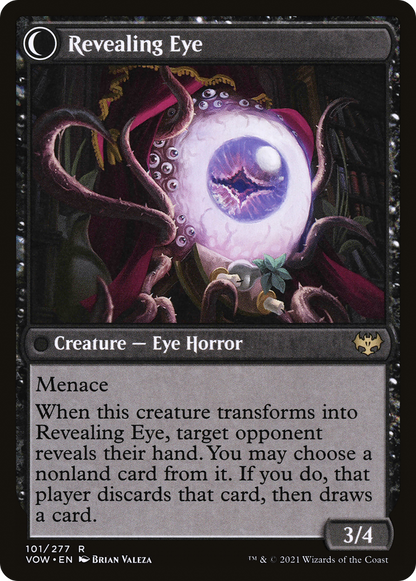 Concealing Curtains // Revealing Eye (VOW-101) - Innistrad: Crimson Vow: (Double Faced Transform) Foil