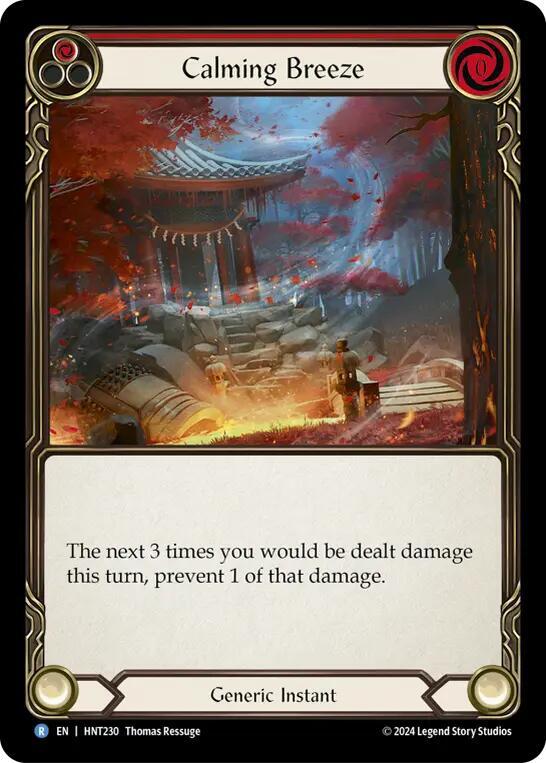 Calming Breeze (Red) / Rare / HNT (FOIL)