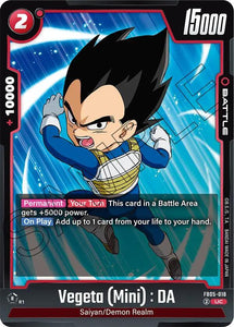 Vegeta (Mini) : DA / Uncommon / FB5