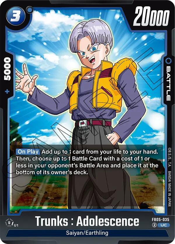 Trunks : Adolescence / Uncommon / FB5