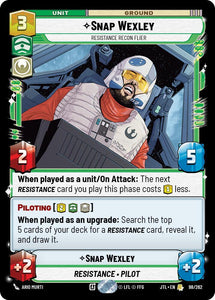 Snap Wexley - Resistance Recon Flier / Rare / JTL