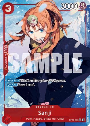 Sanji (Parallel) (OP10-005) - Royal Blood Foil