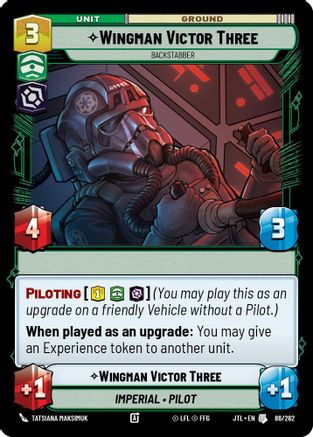 Wingman Victor Three - Backstabber (086/262) - Jump to Lightspeed