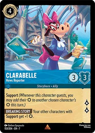 Clarabelle - News Reporter (153/204) - Archazias Island