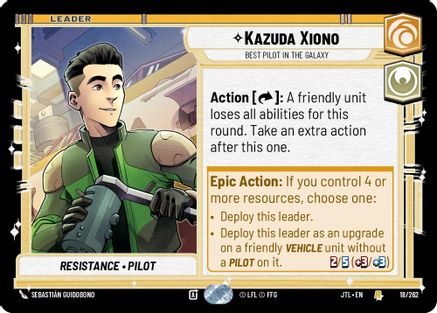 Kazuda Xiono - Best Pilot in the Galaxy (018/262) - Jump to Lightspeed