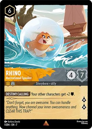 Rhino - Motivational Speaker (1/204) - Archazias Island