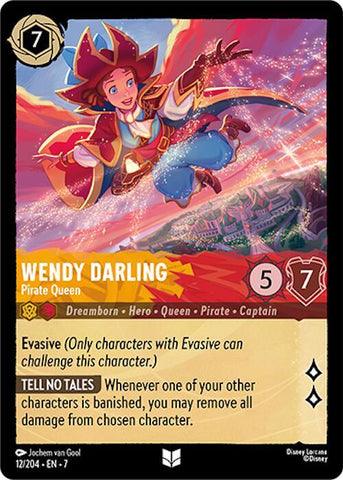 Wendy Darling - Pirate Queen / Uncommon / LOR7