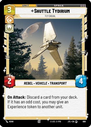 Shuttle Tydirium - Fly Casual (Foil) (698) - Jump to Lightspeed Foil