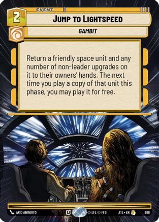 Jump to Lightspeed (Hyperspace Foil) (966) - Jump to Lightspeed Foil