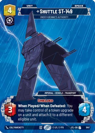 Shuttle ST-149 - Under Krennic's Authority (Prestige) (1047) - Jump to Lightspeed