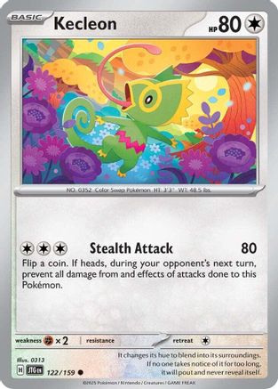 Kecleon 122/159  SV09 Journey Together - Common