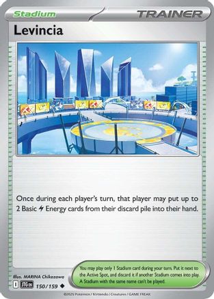 Levincia 150/159  - Reverse Holofoil SV09 Journey Together - Uncommon