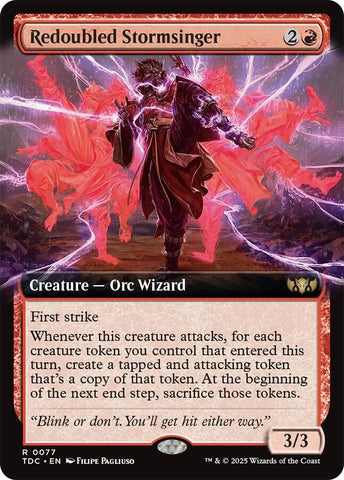 Redoubled Stormsinger (Extended Art) / TDC