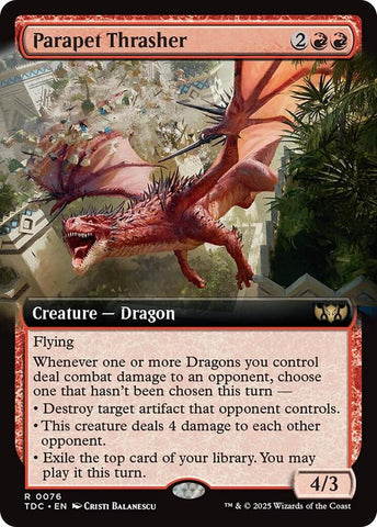 Parapet Thrasher (Extended Art) / TDC