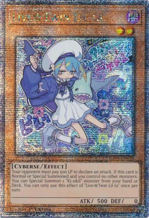 LiveTwin Lil-la (Quarter Century Secret Rare) (RA04-EN036) - Quarter Century Stampede 1st Edition