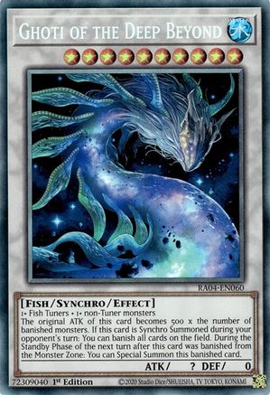 Ghoti of the Deep Beyond (PCR) (RA04-EN060) - Quarter Century Stampede 1st Edition