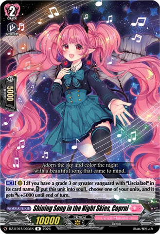 Shining Song in the Night Skies, Coprni / R / DZ-BT07