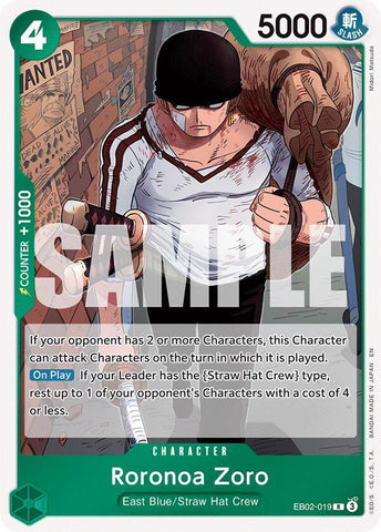 Roronoa Zoro / Rare / EB02