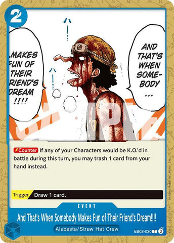 And That's When Somebody Makes Fun of Their Friend's Dream!!!!  / Common / EB02