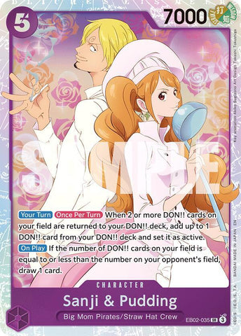 Sanji & Pudding / Super Rare / EB02