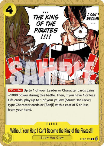 Without Your Help I Can't Become the King of the Pirates!!!! / Common / EB02