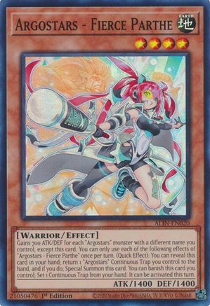 Argostars - Fierce Parthe (ALIN-EN020) - Alliance Insight 1st Edition