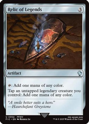 Relic of Legends (FIC-354) - Commander: FINAL FANTASY – Team Card Titan