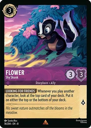 Flower - Shy Skunk (76/204) - Reign of Jafar Cold Foil