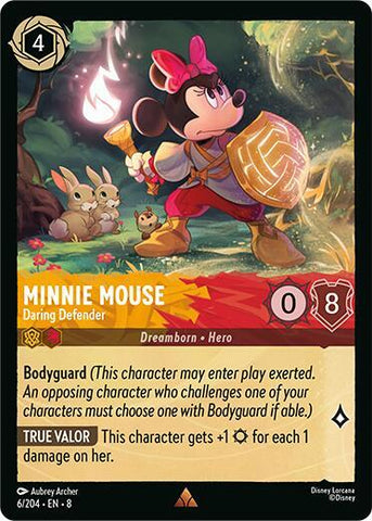 Minnie Mouse - Daring Defender / Rare / LOR8