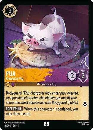 Pua - Protective Pig (19/204) - Reign of Jafar