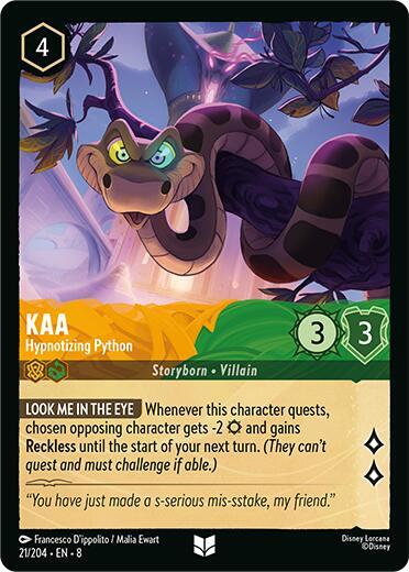 Kaa - Hypnotizing Python / Uncommon / LOR8