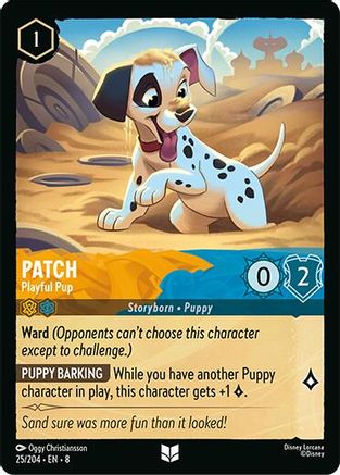 Patch - Playful Pup (25/204) - Reign of Jafar