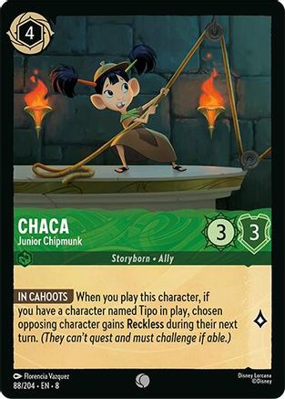 Chaca - Junior Chipmunk (88/204) - Reign of Jafar