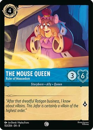 The Mouse Queen - Ruler of Mousedom (153/204) - Reign of Jafar Cold Foil