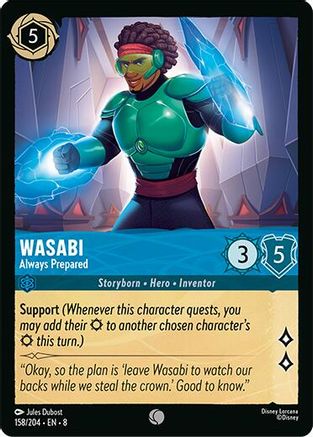 Wasabi - Always Prepared (158/204) - Reign of Jafar Cold Foil