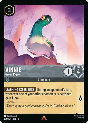 Vinnie - Green Pigeon / Rare / LOR8