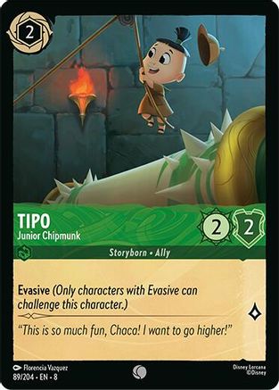 Tipo - Junior Chipmunk (89/204) - Reign of Jafar