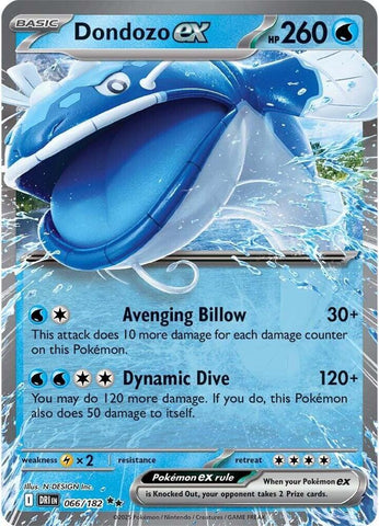 Dondozo ex - 066/182 / Double Rare / DRI