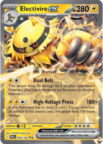 Electivire ex - 069/182 / Double Rare / DRI
