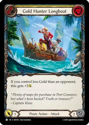 Gold Hunter Longboat (SEA163) - High Seas Rainbow Foil
