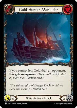 Gold Hunter Marauder (SEA164) - High Seas Rainbow Foil