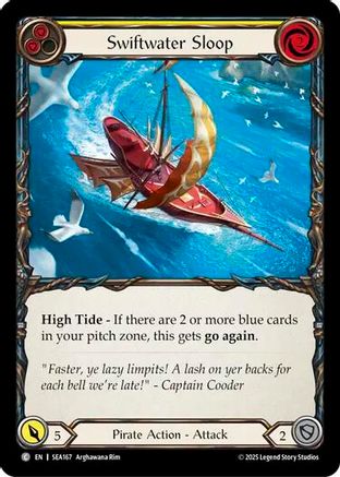 Swiftwater Sloop (Yellow) (SEA167) - High Seas