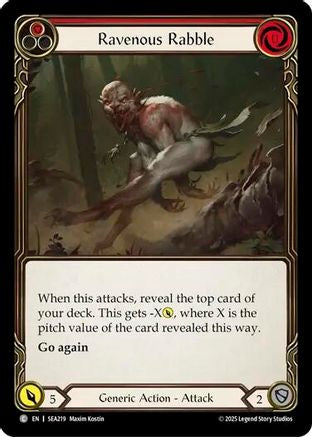 Ravenous Rabble (Red) (SEA219) - High Seas