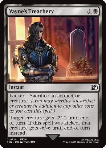 Vayne's Treachery / C / FIN (FOIL)