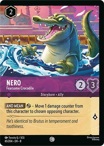Nero - Fearsome Crocodile / Common / LOR8 (FOIL)