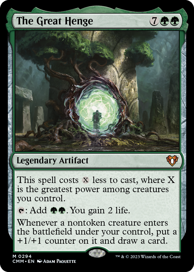 The Great Henge (CMM-294) - Commander Masters Foil